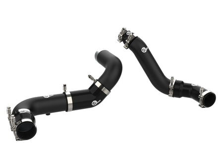 aFe 16 - 19 RAM 1500 V6 3.0L (TD) BladeRunner 3in Aluminum Hot & Cold Charge Pipe Kit - Black - CPC Performance