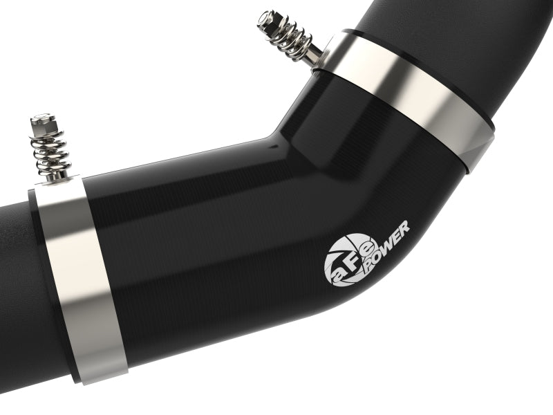 aFe 16 - 19 RAM 1500 V6 3.0L (TD) BladeRunner 3in Aluminum Hot & Cold Charge Pipe Kit - Black - CPC Performance