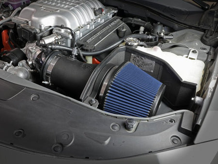 aFe 17 - 18 Dodge Challenger/Charger Magnum FORCE Stage - 2XP Cold Air Intake System w/Pro DRY S - Black - CPC Performance