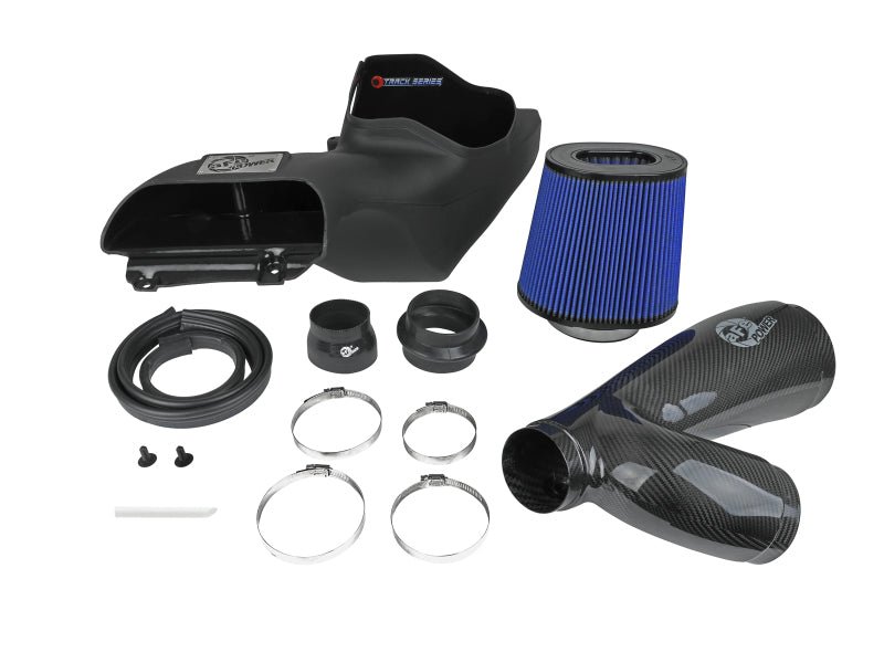 aFe 17 - 20 Ford F - 150/Raptor Track Series Carbon Fiber Cold Air Intake System With Pro 5R Filters - CPC Performance