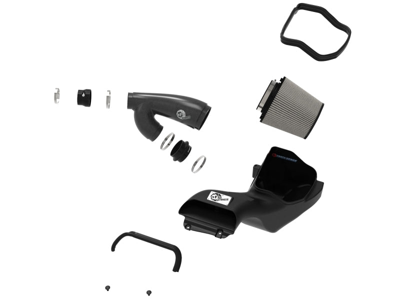 aFe 17 - 20 Ford F - 150/Raptor Track Series Carbon Fiber Cold Air Intake System With Pro DRY S Filters - CPC Performance
