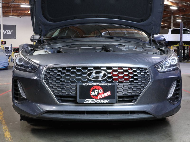 aFe 18 - 20 Hyundai Elantra GT L4 - 1.6L (t) Takeda Momentum Dynamic Air Scoop - Red - CPC Performance