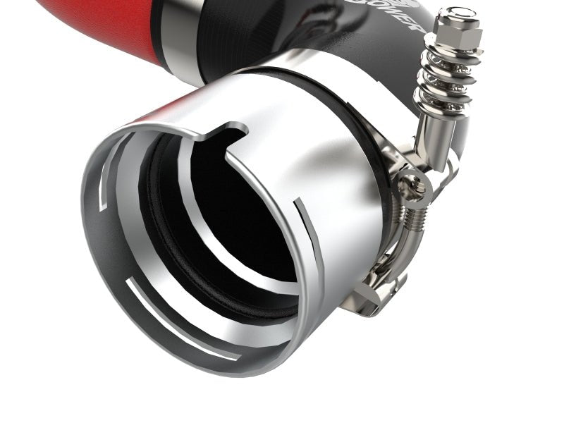 AFE 18-21 Kia Stinger V6-3.3L BladeRunner Alum Hot/Cold Charge Pipe Kit Red - CPC Performance