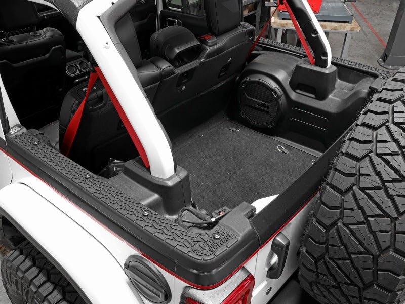 aFe 18 - 22 Jeep Wrangler JL (4 - Door Models w/ 3 - Piece Hard - Top Only) Terra Guard Tub Rail Covers - CPC Performance