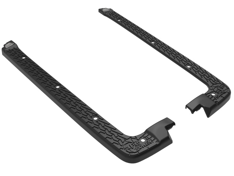 aFe 18 - 22 Jeep Wrangler JL (4 - Door Models w/ 3 - Piece Hard - Top Only) Terra Guard Tub Rail Covers - CPC Performance