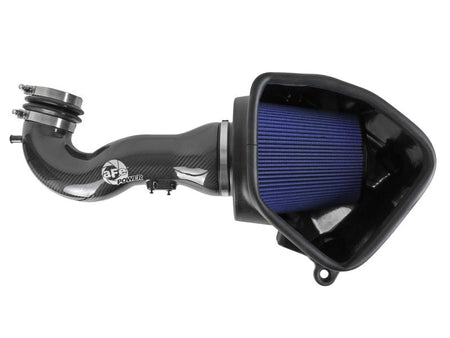 aFe 19 - 20 GM Trucks 5.3L/6.2L Track Series Carbon Fiber Cold Air Intake System With Pro 5R Filters - CPC Performance