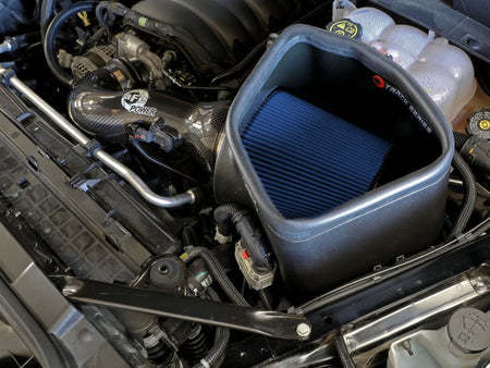 aFe 19 - 20 GM Trucks 5.3L/6.2L Track Series Carbon Fiber Cold Air Intake System With Pro 5R Filters - CPC Performance