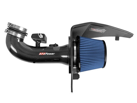 aFe 19 - 20 GM Trucks 5.3L/6.2L Track Series Carbon Fiber Cold Air Intake System With Pro 5R Filters - CPC Performance