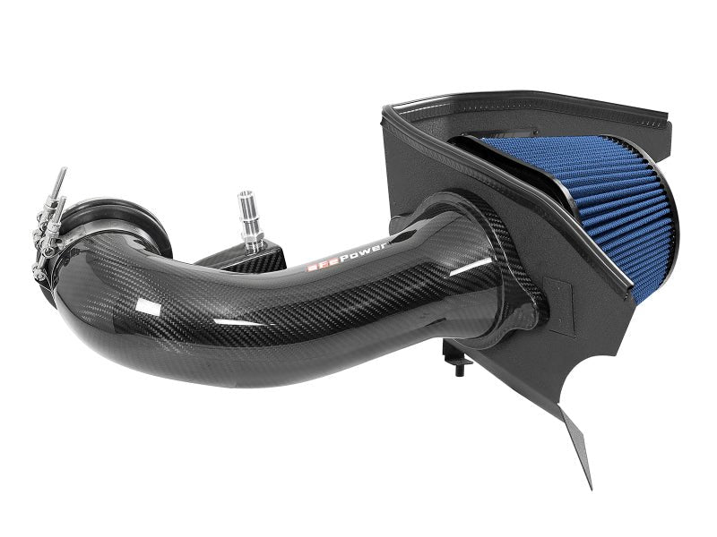 aFe 19 - 20 GM Trucks 5.3L/6.2L Track Series Carbon Fiber Cold Air Intake System With Pro 5R Filters - CPC Performance