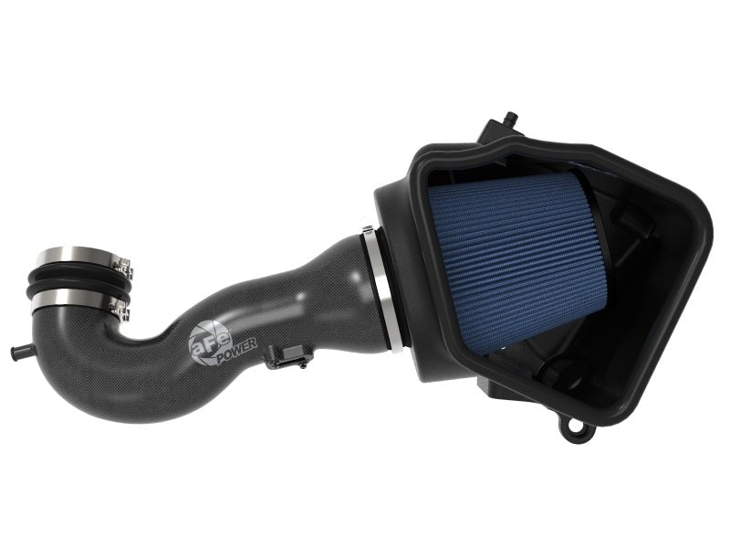 aFe 19 - 20 GM Trucks 5.3L/6.2L Track Series Carbon Fiber Cold Air Intake System With Pro 5R Filters - CPC Performance