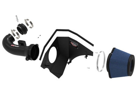 aFe 19 - 20 GM Trucks 5.3L/6.2L Track Series Carbon Fiber Cold Air Intake System With Pro 5R Filters - CPC Performance