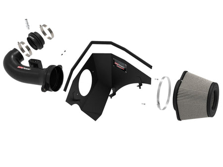 aFe 19 - 21 GM Trucks 5.3L/6.2L Track Series Carbon Fiber Cold Air Intake System W/ Pro Dry S Filters - CPC Performance