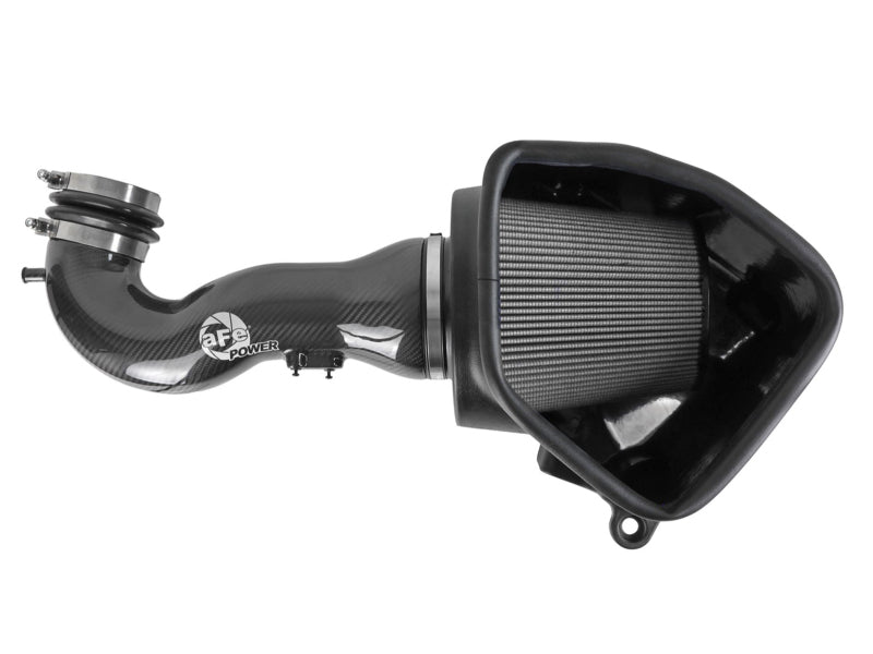 aFe 19 - 21 GM Trucks 5.3L/6.2L Track Series Carbon Fiber Cold Air Intake System W/ Pro Dry S Filters - CPC Performance