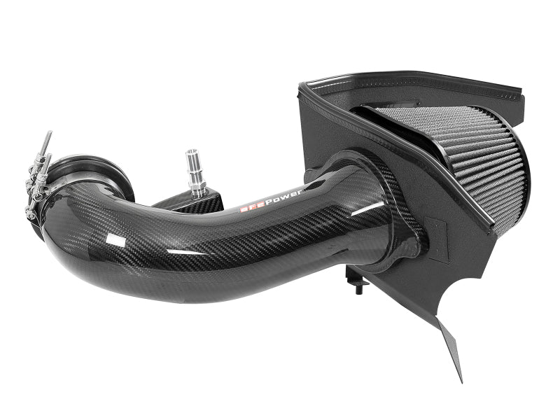 aFe 19 - 21 GM Trucks 5.3L/6.2L Track Series Carbon Fiber Cold Air Intake System W/ Pro Dry S Filters - CPC Performance
