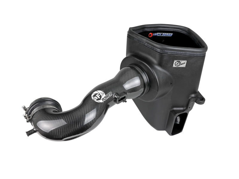 aFe 19 - 21 GM Trucks 5.3L/6.2L Track Series Carbon Fiber Cold Air Intake System W/ Pro Dry S Filters - CPC Performance