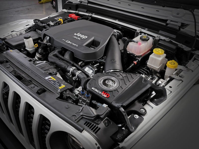 aFe 20 - 21 Jeep Wrangler (JL) V6 - 3.0L (td) Momentum HD Cold Air Intake System w/ Pro Dry S Media - CPC Performance