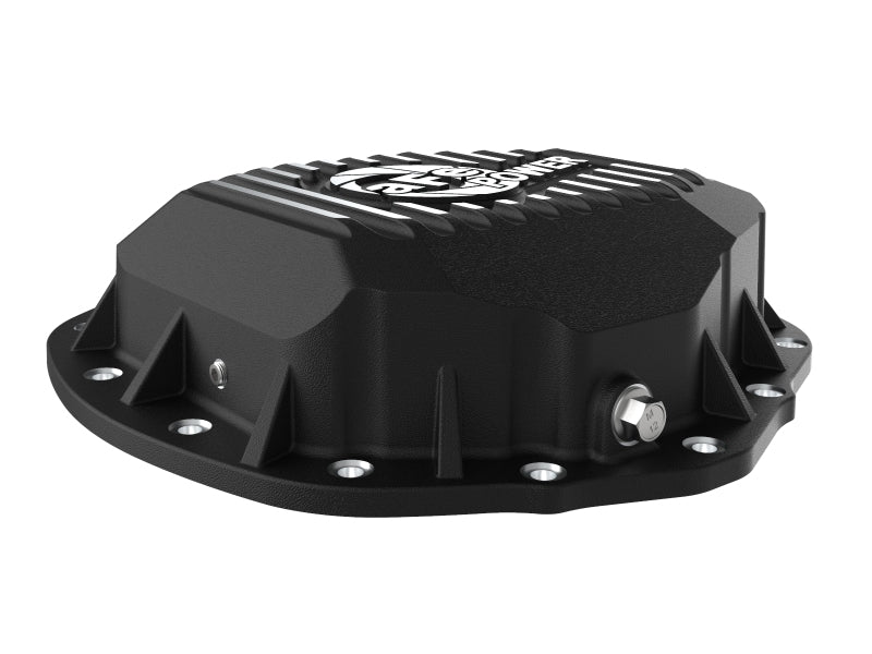 aFe 2020 Chevrolet Silverado 2500 HD Rear Differential Cover Black ; Pro Series w/ Machined Fins - CPC Performance