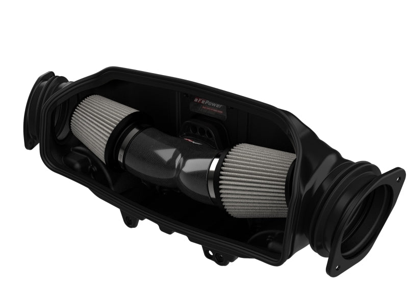 aFe 2020 Corvette C8 Track Series Carbon Fiber Cold Air Intake System With Pro DRY S Filters - CPC Performance
