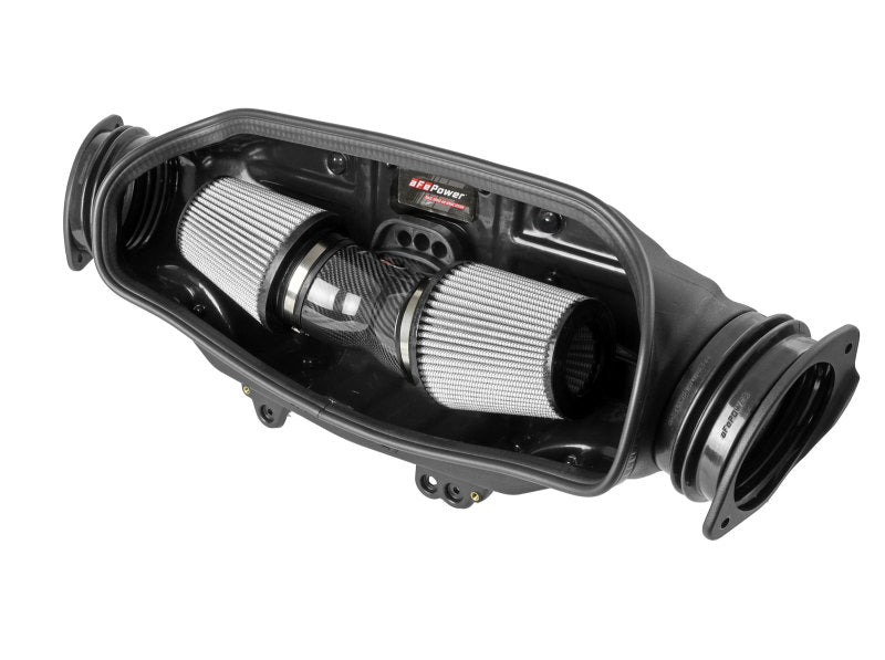 aFe 2020 Corvette C8 Track Series Carbon Fiber Cold Air Intake System With Pro DRY S Filters - CPC Performance