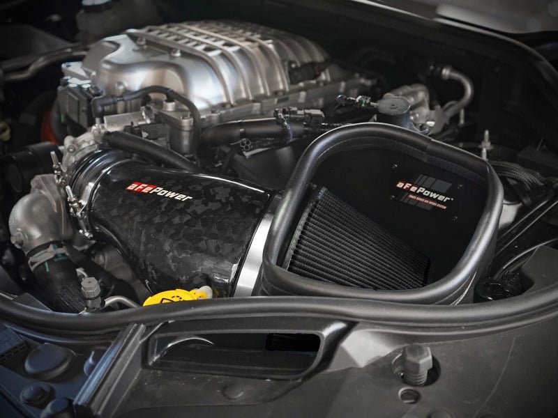 aFe 2021 Dodge Durango SRT Hellcat Track Series Carbon Fiber Cold Air Intake System w/ Pro 5R Filter - CPC Performance