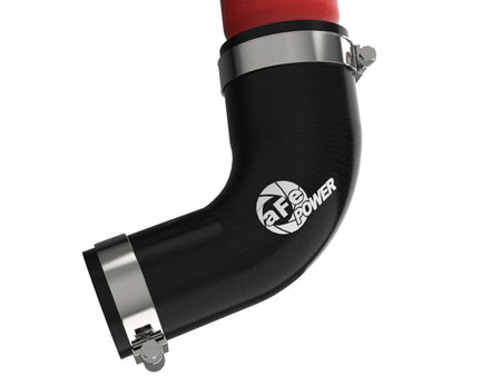aFe 2022 Toyota Land Cruiser (J300) V6-3.5L (tt) BladeRunner 2.5in Aluminum Hot Charge Pipe - Red - CPC Performance