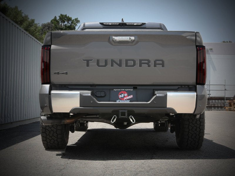 aFe 2022 Toyota Tundra V6 - 3.5L (tt) Vulcan Series 2.5in to 3in 304 SS Cat - Back Exhaust w/ Black Tip - CPC Performance
