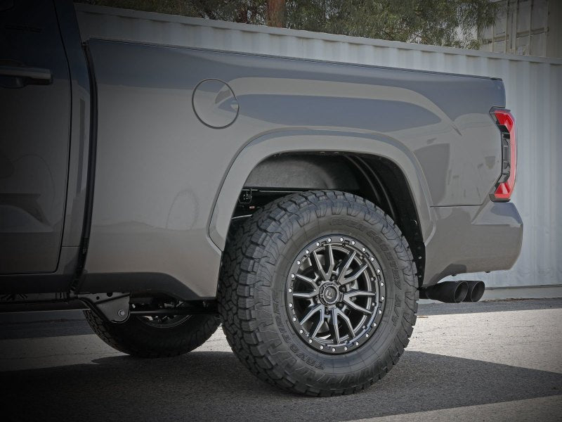 aFe 2022 Toyota Tundra V6 - 3.5L (tt) Vulcan Series 2.5in to 3in 304 SS Cat - Back Exhaust w/ Black Tip - CPC Performance