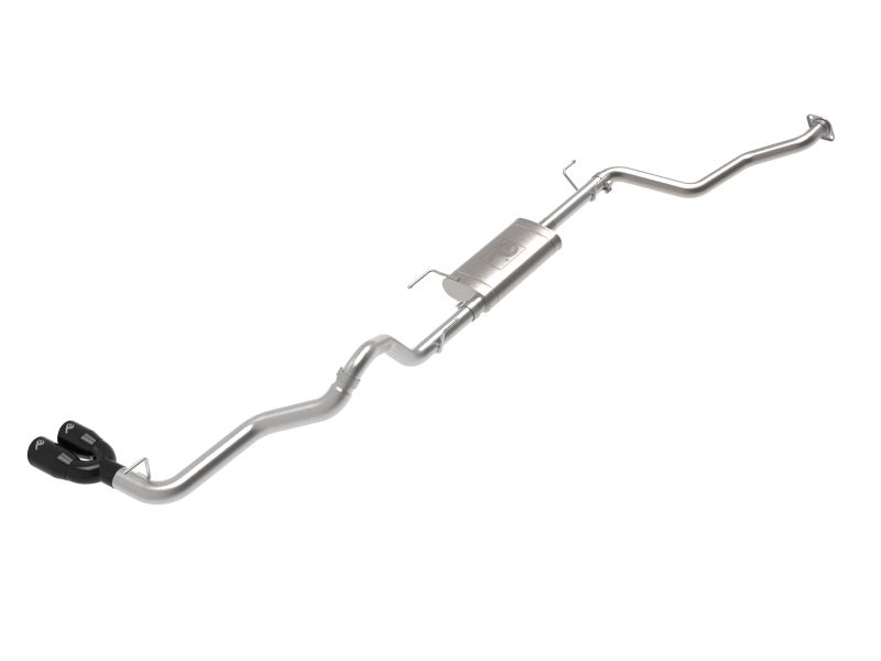 aFe 2024 Toyota Tacoma L4 2.4L Vulcan Series 2.5 - 3in 304 SS Steel Cat - Back Exhaust w/Black Tips - CPC Performance