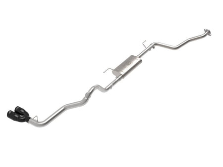 aFe 2024 Toyota Tacoma L4 2.4L Vulcan Series 2.5 - 3in 304 SS Steel Cat - Back Exhaust w/Black Tips - CPC Performance