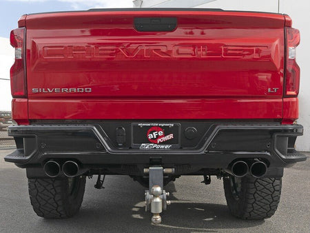 aFe 23 - 24 GM Trucks L6 - 3.0L (td) LZ0 Vulcan Series 3in 304 SS DPF - Back Exhaust System w/ Black Tip - CPC Performance
