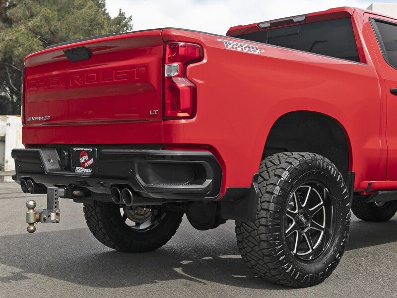 aFe 23 - 24 GM Trucks L6 - 3.0L (td) LZ0 Vulcan Series 3in 304 SS DPF - Back Exhaust System w/ Black Tip - CPC Performance