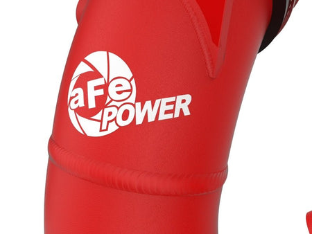 aFe 23-24 Toyota Sequoia V6-3.4L Hybrid BladeRunner 2.5in Aluminum Hot Charge Pipe - Red - CPC Performance
