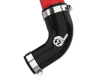 aFe 23-24 Toyota Sequoia V6-3.4L Hybrid BladeRunner 2.5in Aluminum Hot Charge Pipe - Red - CPC Performance
