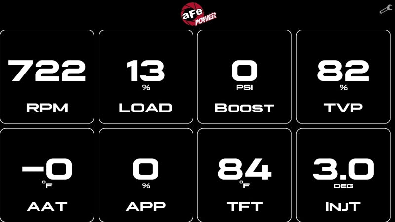 aFe AGD Advanced Gauge Display Digital 5.5in Monitor 08 - 18 Dodge/RAM/Ford/GM Diesel Trucks - CPC Performance