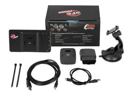aFe AGD Advanced Gauge Display Digital 5.5in Monitor 08 - 18 Dodge/RAM/Ford/GM Diesel Trucks - CPC Performance