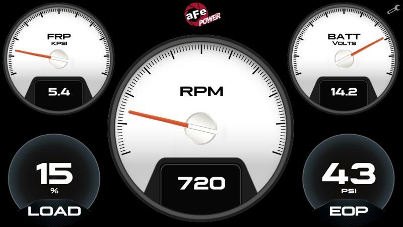 aFe AGD Advanced Gauge Display Digital 5.5in Monitor 08 - 18 Dodge/RAM/Ford/GM Diesel Trucks - CPC Performance