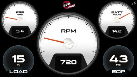 aFe AGD Advanced Gauge Display Digital 5.5in Monitor 08 - 18 Dodge/RAM/Ford/GM Diesel Trucks - CPC Performance