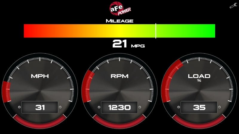 aFe AGD Advanced Gauge Display Digital 5.5in Monitor 08 - 18 Dodge/RAM/Ford/GM Diesel Trucks - CPC Performance