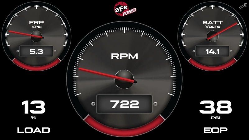 aFe AGD Advanced Gauge Display Digital 5.5in Monitor 08 - 18 Dodge/RAM/Ford/GM Diesel Trucks - CPC Performance