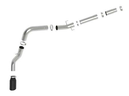 aFe ATLAS 5in DPF - Back Alum Steel Exhaust System w/ Black Tip 19 - 20 Ram Diesel Trucks L6 - 6.7L (td) - CPC Performance