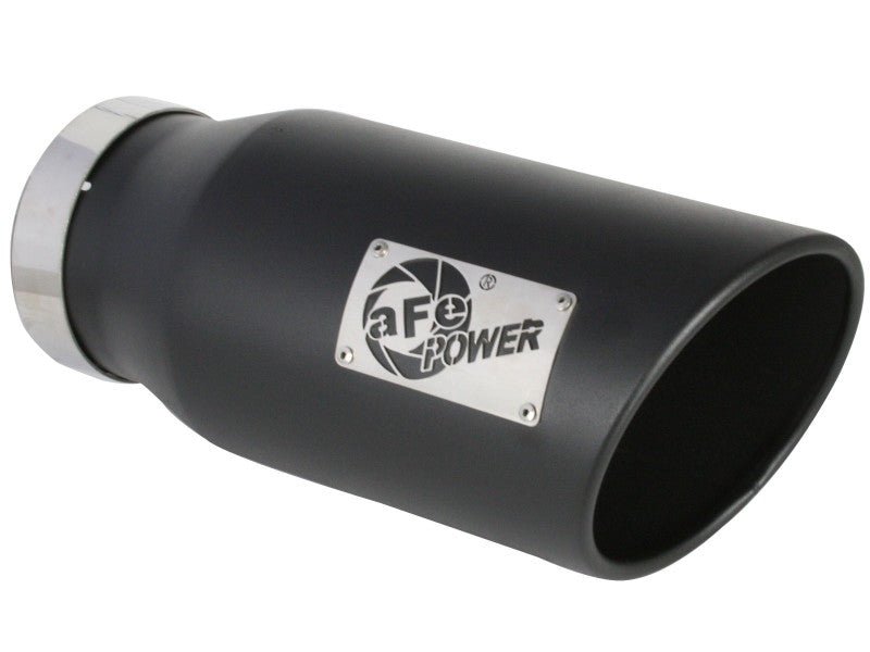 aFe ATLAS 5in DPF - Back Alum Steel Exhaust System w/ Black Tip 19 - 20 Ram Diesel Trucks L6 - 6.7L (td) - CPC Performance