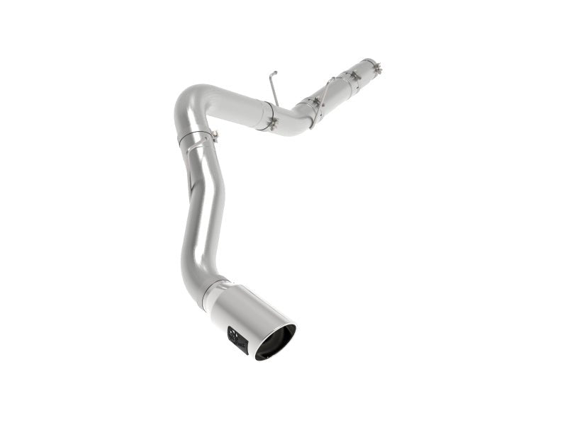 aFe ATLAS 5in DPF - Back Alum Steel Exhaust System w/Polished Tip 19 - 20 Ram Diesel Trucks L6 - 6.7L (td) - CPC Performance