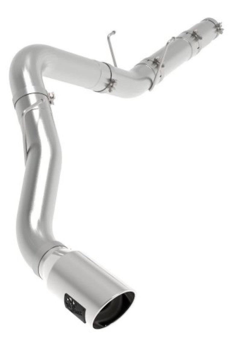 aFe ATLAS 5in DPF - Back Alum Steel Exhaust System w/Polished Tip 19 - 20 Ram Diesel Trucks L6 - 6.7L (td) - CPC Performance