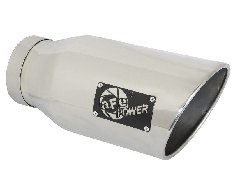 aFe ATLAS 5in DPF - Back Alum Steel Exhaust System w/Polished Tip 19 - 20 Ram Diesel Trucks L6 - 6.7L (td) - CPC Performance