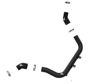 aFe BladeRunner 2-1/4 IN Aluminum Hot Charge Pipe Black 17-20 Hyundai Elantra GT L4-1.6L (t) - CPC Performance