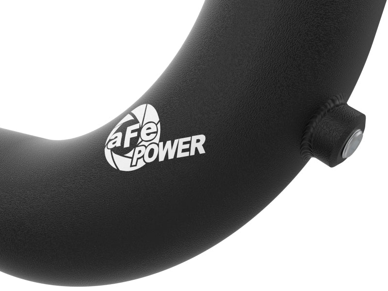 aFe BladeRunner 2-1/4 IN Aluminum Hot Charge Pipe Black 17-20 Hyundai Elantra GT L4-1.6L (t) - CPC Performance