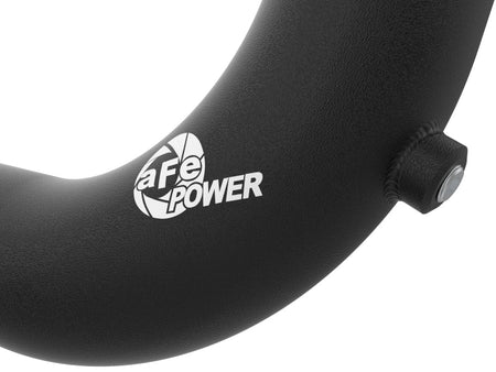 aFe BladeRunner 2-1/4 IN Aluminum Hot Charge Pipe Black 17-20 Hyundai Elantra GT L4-1.6L (t) - CPC Performance