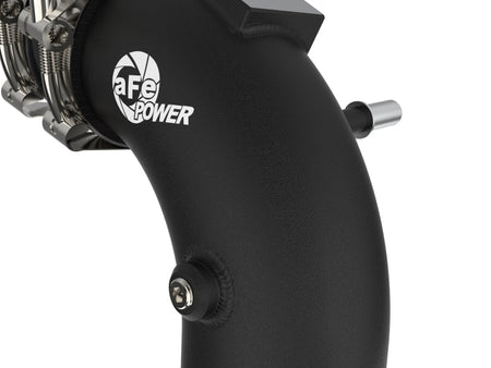 aFe BladeRunner 21-22 Ford F-150 Ecoboost V6-3.5L(tt) Aluminum Hot and Cold Charge Pipe Kit Black - CPC Performance
