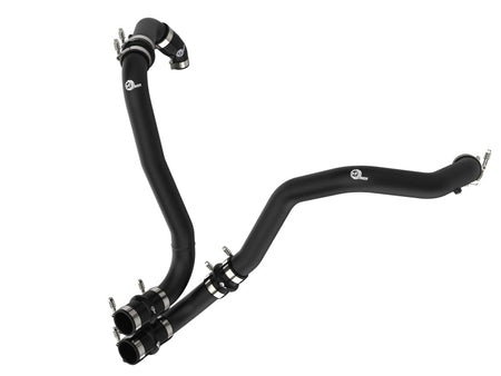 aFe BladeRunner 21-22 Ford F-150 Ecoboost V6-3.5L(tt) Aluminum Hot and Cold Charge Pipe Kit Black - CPC Performance