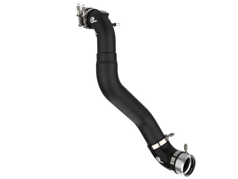 aFe BladeRunner 21-22 Ford F-150 Ecoboost V6-3.5L(tt) Aluminum Hot and Cold Charge Pipe Kit Black - CPC Performance